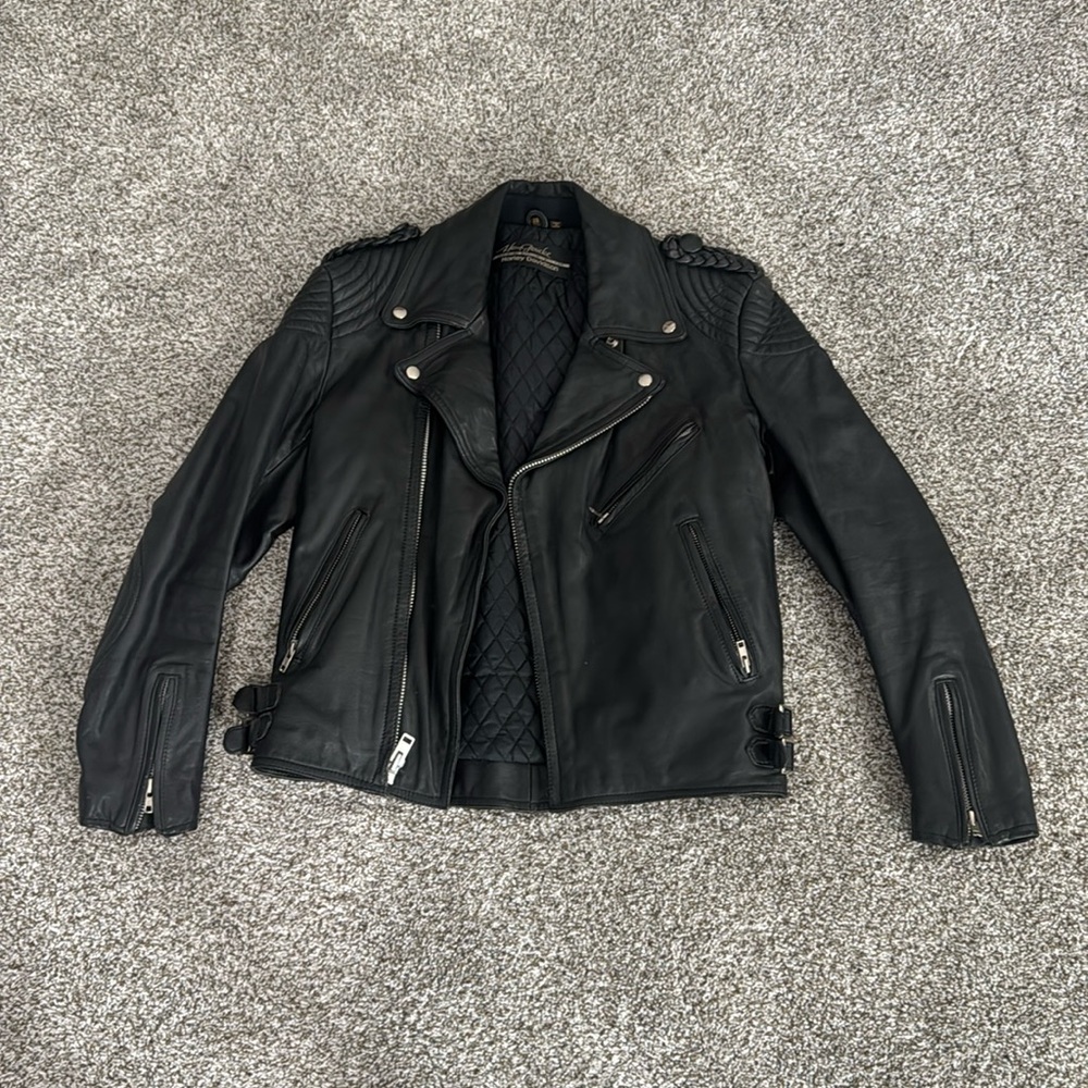 HEIN GERICKE for HARLEY DAVIDSON MOTORCYCLE LEATHER PADDED JACKEt